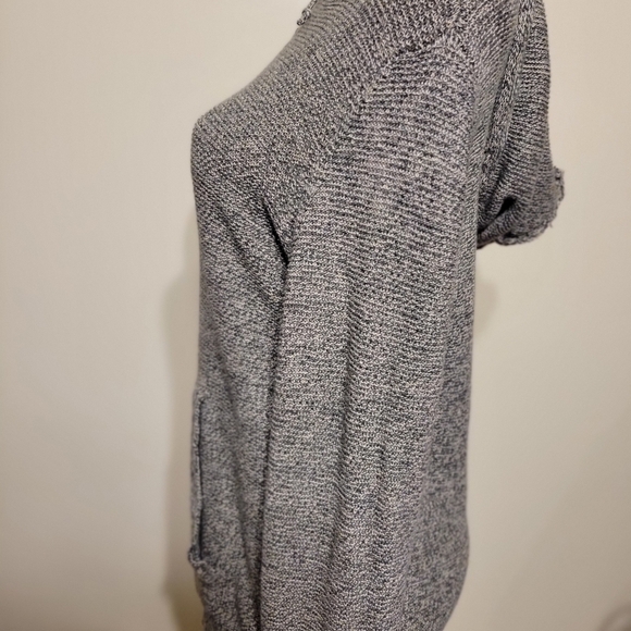 AEROPOSTALE GREY Sweater Pockets Medium Soft Oversized Cozy Winter - Picture 4 of 5